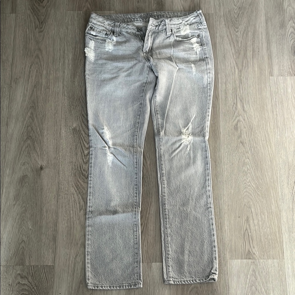 Bullhead Light Gray Denim Jeans